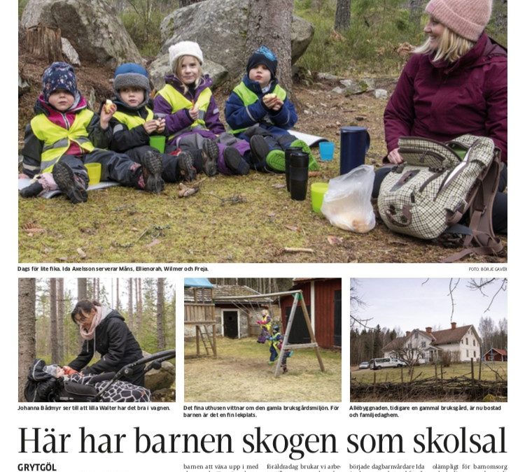 Artikel om Grytgöls Dagbarnvårdare